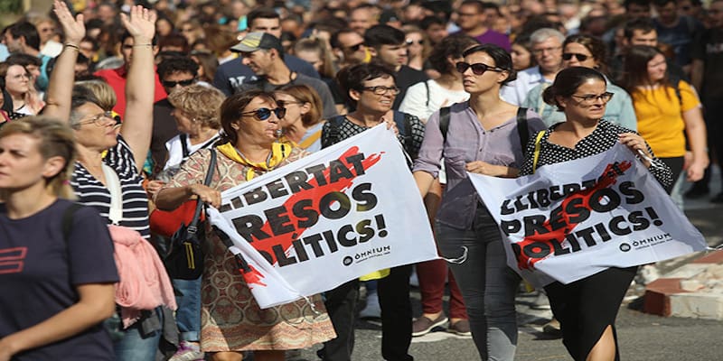 Διαμαρτυρίες στην Βαρκελώνη