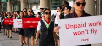 Για την απεργία των αεροσυνοδών της Air Canada