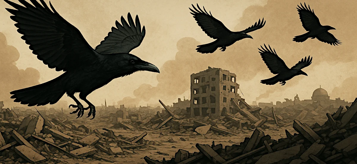 Κοράκια πάνω από τη Γάζα