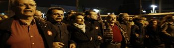 Άγριο κράξιμο διαδηλωτών κατά του μπλοκ του ΣΥΡΙΖΑ