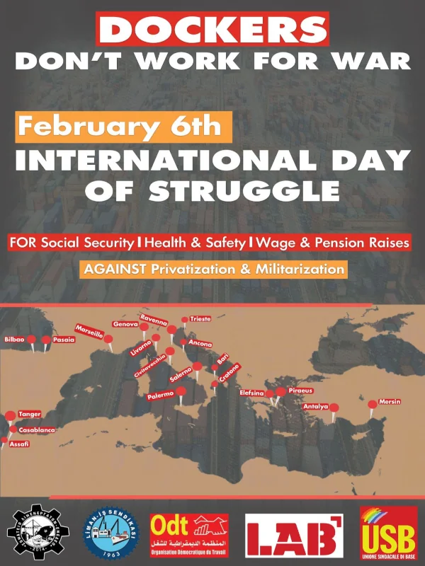 Απεργία σε Πειραιά & Θριάσιο ενάντια στα κέρδη και τον πόλεμο