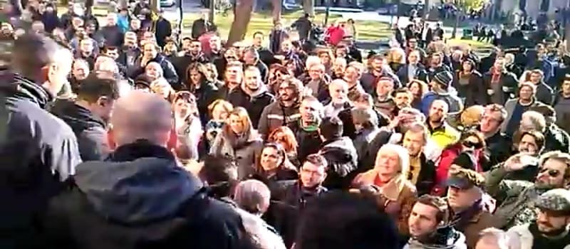 Δίκη των 35 στελεχών του ΠΑΜΕ στις 2 του Οκτώβρη
