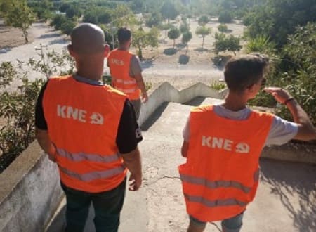 ΚΝΕ: Βάρδιες εθελοντικής πυροπροστασίας στο Πάρκο Τρίτση