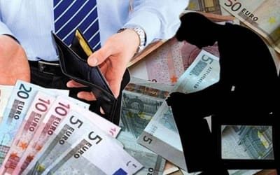 Κάτω από 500€ μεικτά για 1.5 εκ μισθωτούς - συνταξιούχους