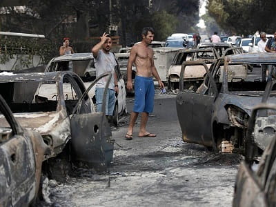 Ο Π. Καμμένος καταλογίζει ευθύνες στους πυρόπληκτους