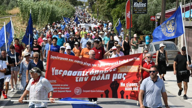 Πάτρα: Μεγάλη διαδήλωση για την υπογειοποίηση των γραμμών του τρένου