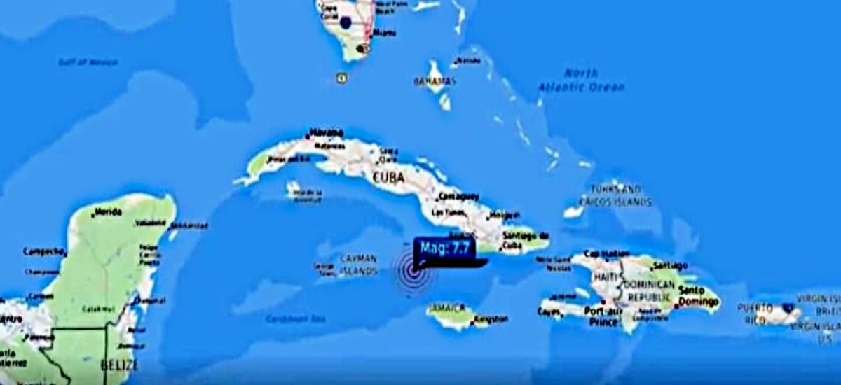 Σεισμός νότια της Κούβας 7,7 Ρίχτερ