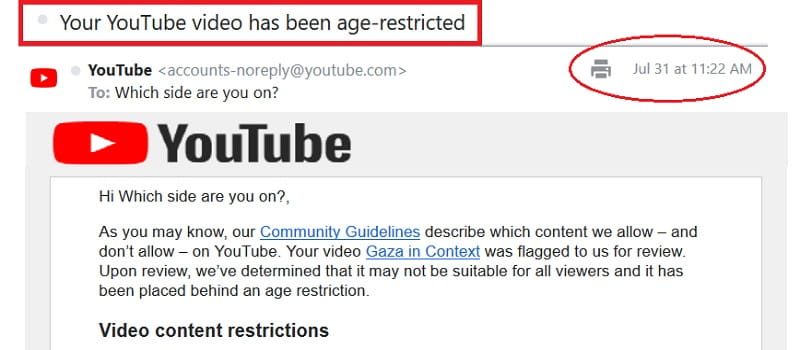 Το YouTube λογοκρίνει και τα ντοκιμαντέρ